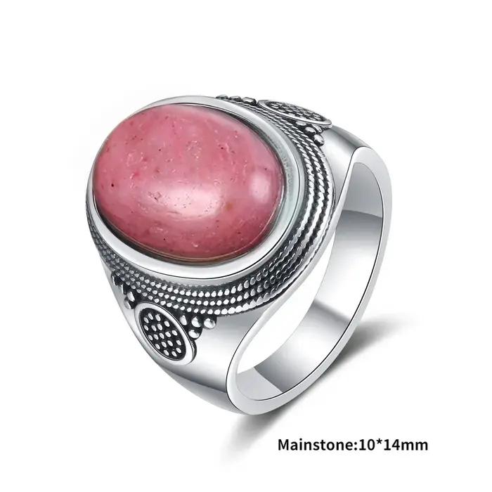 Bagues en Rhodochrosite naturelle pour femmes