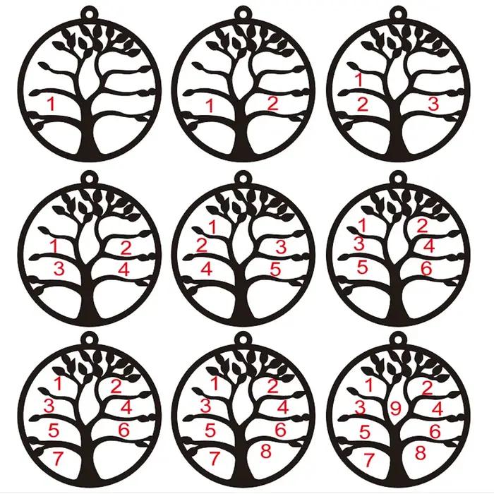 Collier Arbre de Vie Personnalisé avec Nom, Bijou en Acier Inoxydable, Cadeau Idéal pour Fête des Mères et Anniversaires