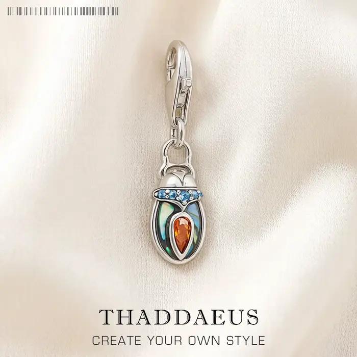 Breloque coccinelle insectes pour femmes et hommes, tout nouveau pendentif Vintage en argent Sterlin