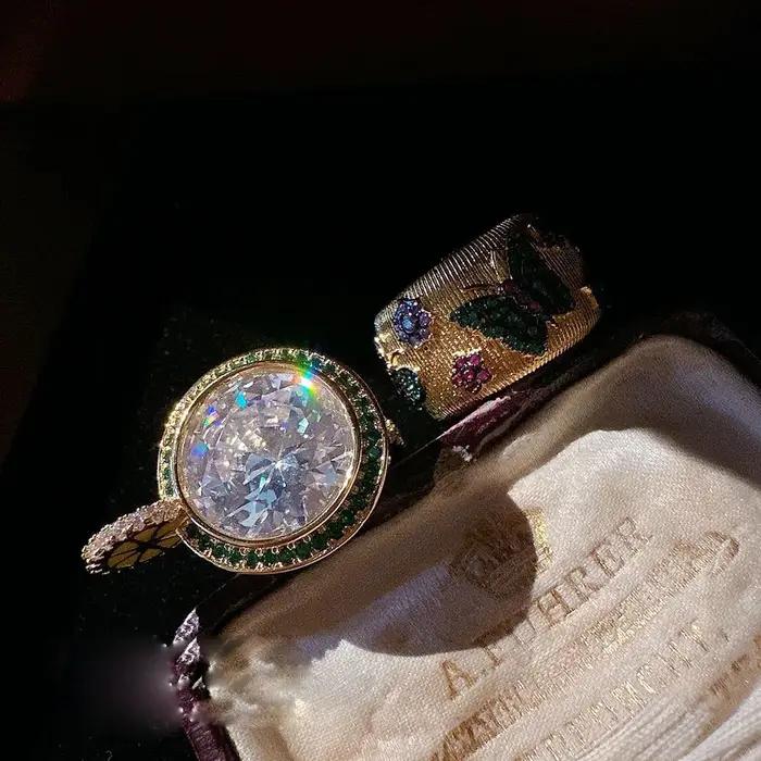 Bague en pierres précieuses Mojito ORY pour femme