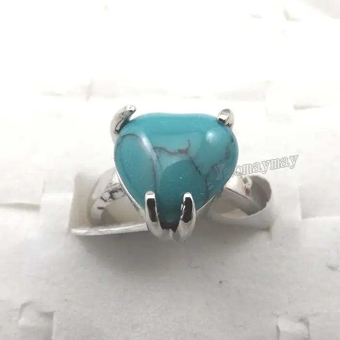 XiaoYaoTYM mélange Lot bagues en pierre naturelle Bague femme bijoux de mode