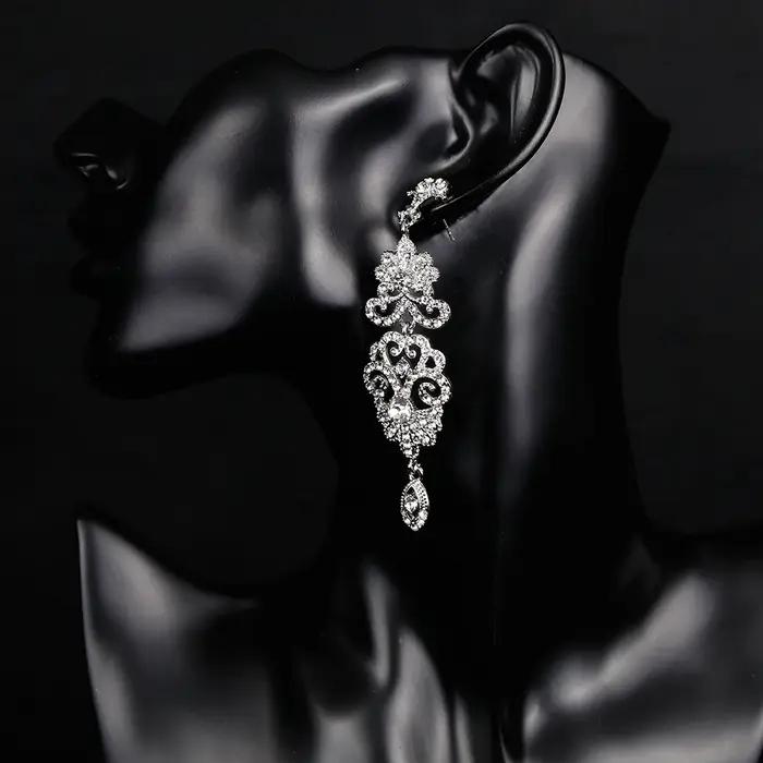 BLIJERY – boucles d'oreilles de luxe en forme de lustre pour femme