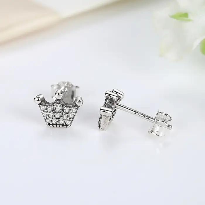 Boucles d'oreilles originales en argent Sterling 925