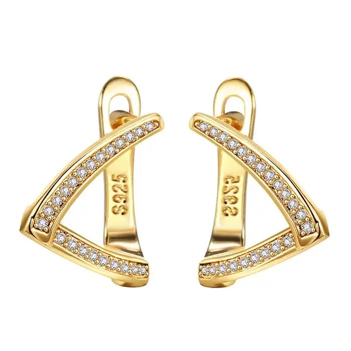 Boucles d'oreilles rétro élégantes en or pour femmes, bijoux irréguliers à la mode, nouveau design pour occasions spéciales, mariage, anniversaire, Noël, Halloween