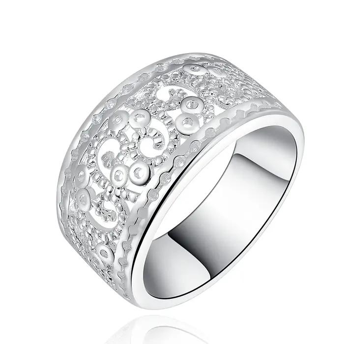 Bague à breloques mignonnes en argent Sterling 925 pour femmes