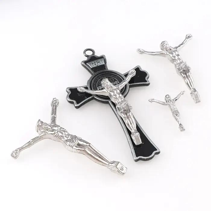 2 cm/3 cm/4 cm ton argent jésus Christ corpus Portrait
