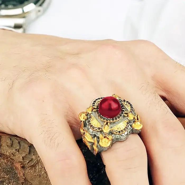 Bague en alliage rétro