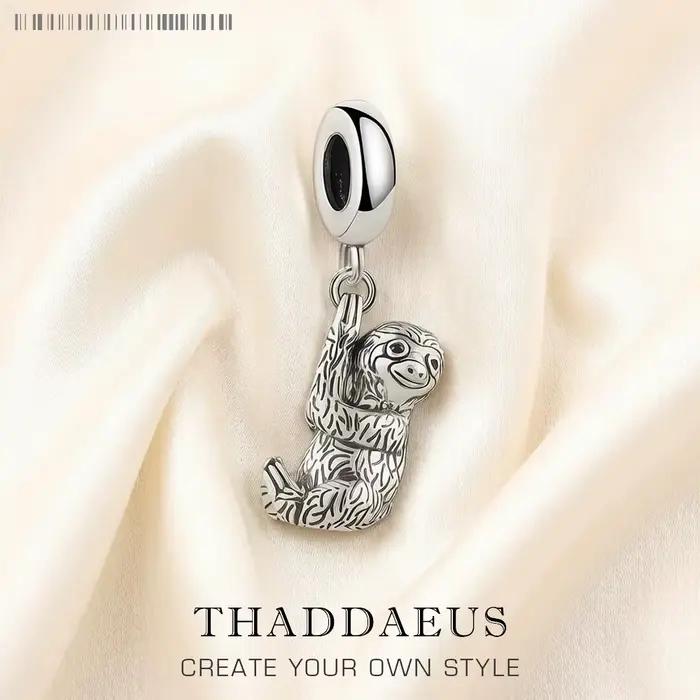 Sloth – pendentif mignon en argent Sterling 2022, breloque flambant neuf et à la mode, collection été 925