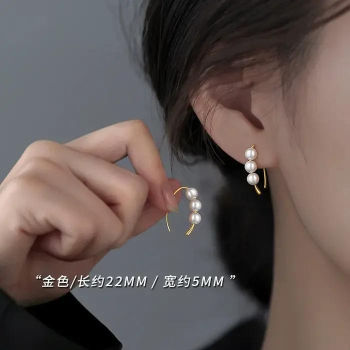 Boucles d'oreilles en argent Sterling 925 pour femmes, clous d'oreilles élégants, accessoires de bij