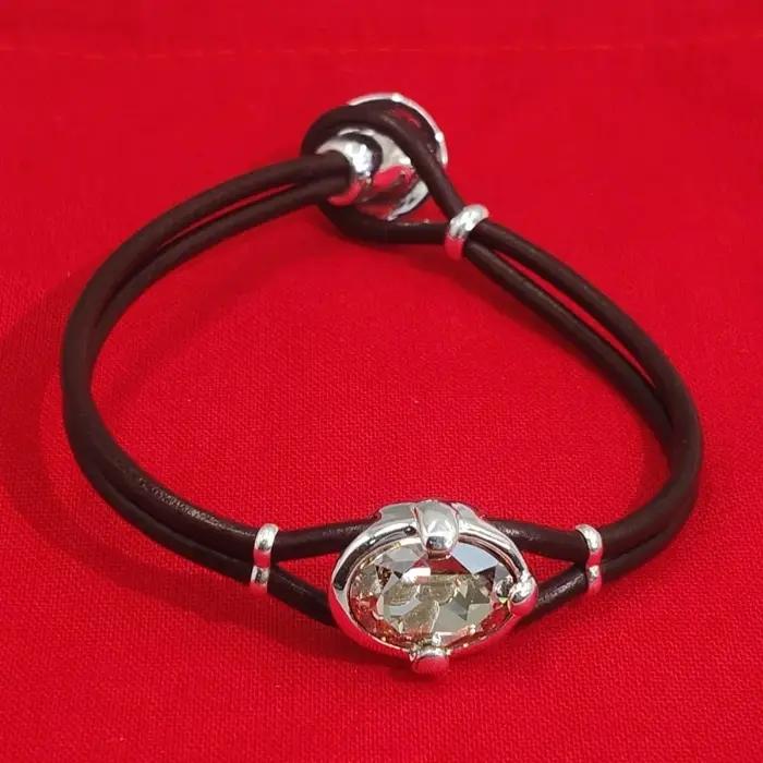 Bracelet en cristal étincelant et coloré de haute qualité