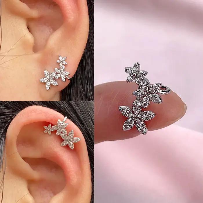 1 pièce Helix Cartilage conque faux sans trou Piercing oreille manchettes Earcuff Wrap Rock boucle d'oreille Non