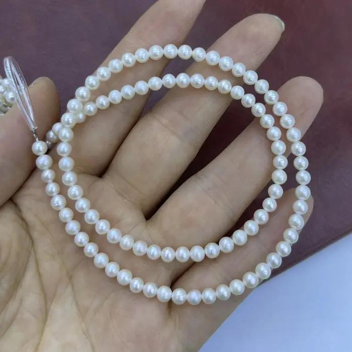 Perles d'eau douce presque rondes brillantes pour création de bijoux homme femme colliers bracelets occasions spéciales