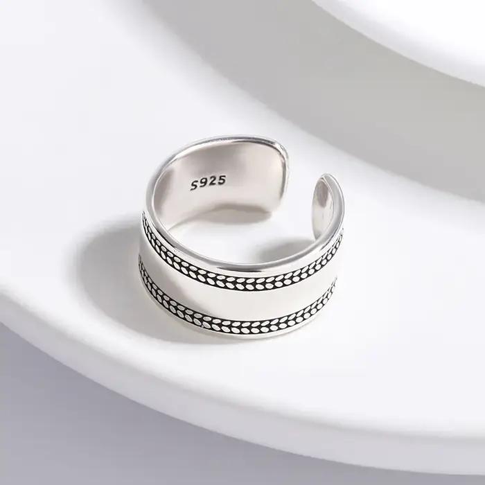 Bague en argent sterling 925 sertie de zirconium blanc pour femmes occasions spéciales soirée party cadeau engagement mariage anniversaire