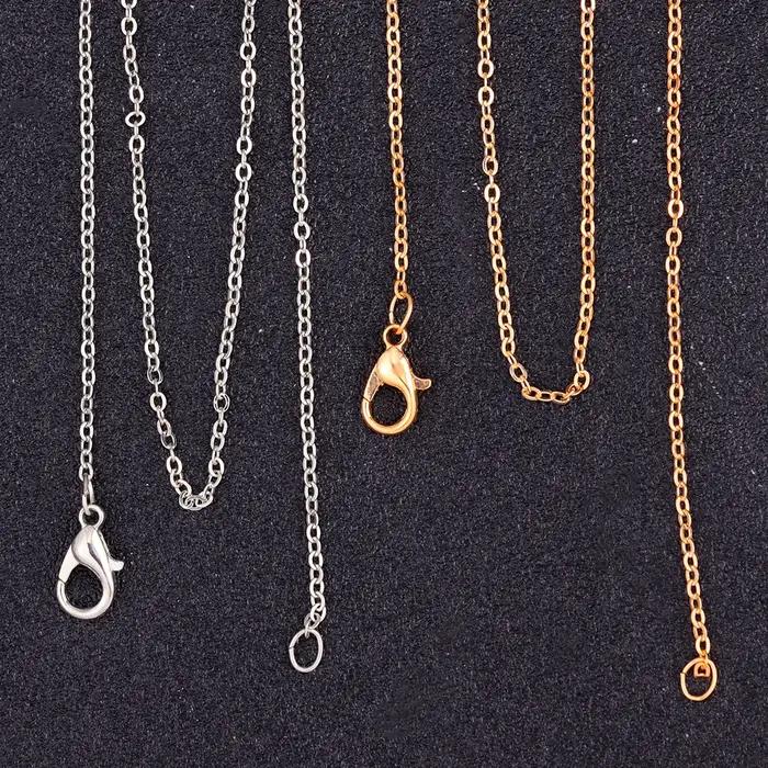 Chaîne O en cuivre couleur or argent pour femmes chaîne de clavicule bijou à bricoler soi-même vente en gros polyvalente pour colliers et bracelets occasions spéciales
