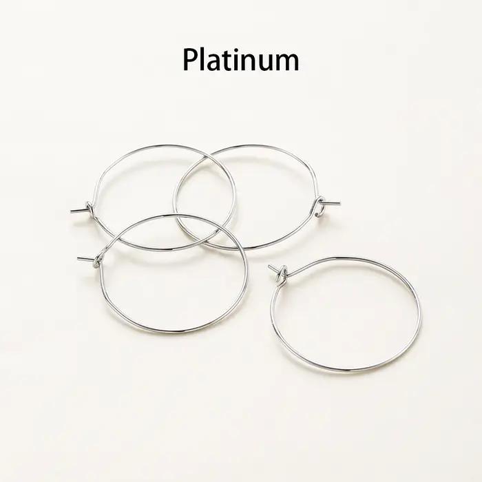 10 pièces/lot 15mm 20mm 25mm 14K 18K or gros fil de boucle d'oreille cerceaux cercle