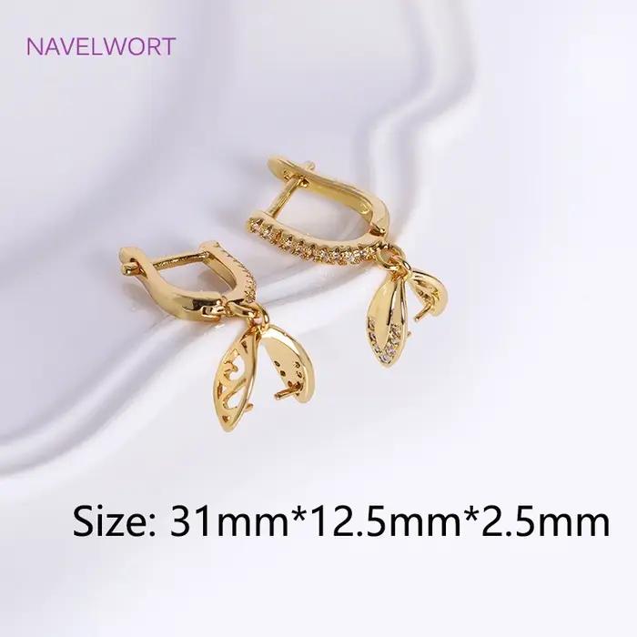 Crochet de boucle d'oreille tendance avec pince à pincer