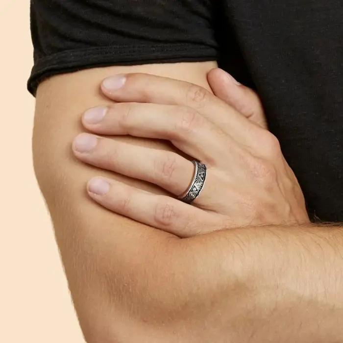 Bague Oeil de Dieu pour Hommes et Garçons