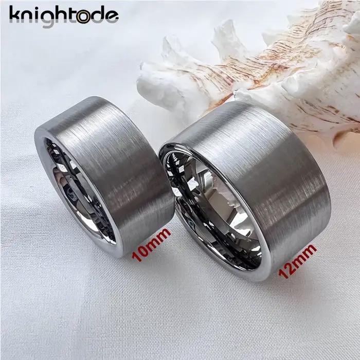 Bagues en carbure de tungstène de 10 mm et 12 mm de largeur