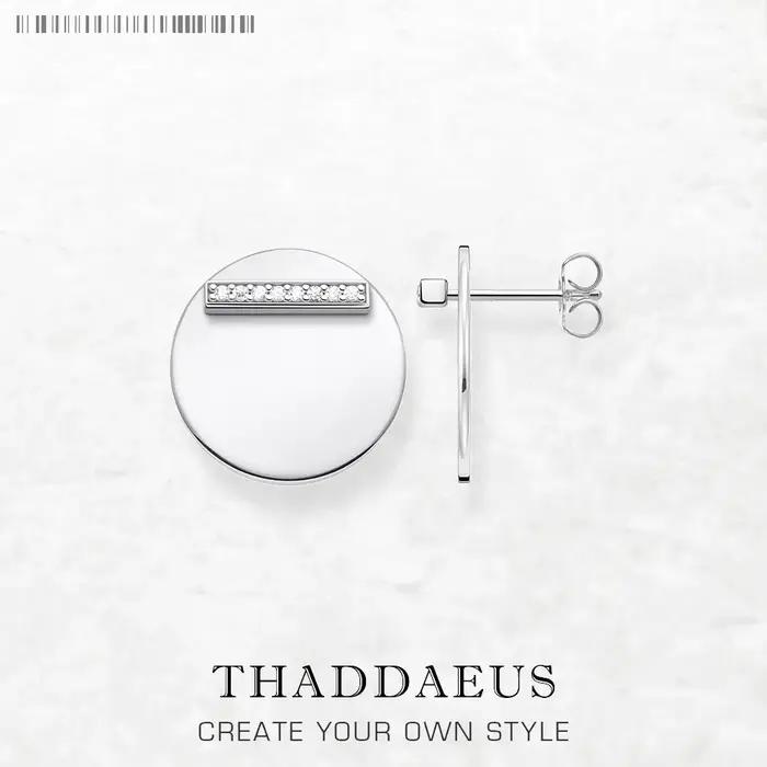 Ensemble de bijoux en argent regardé 925 pour femme, collier et boucle d'oreille, disque rond, cadea