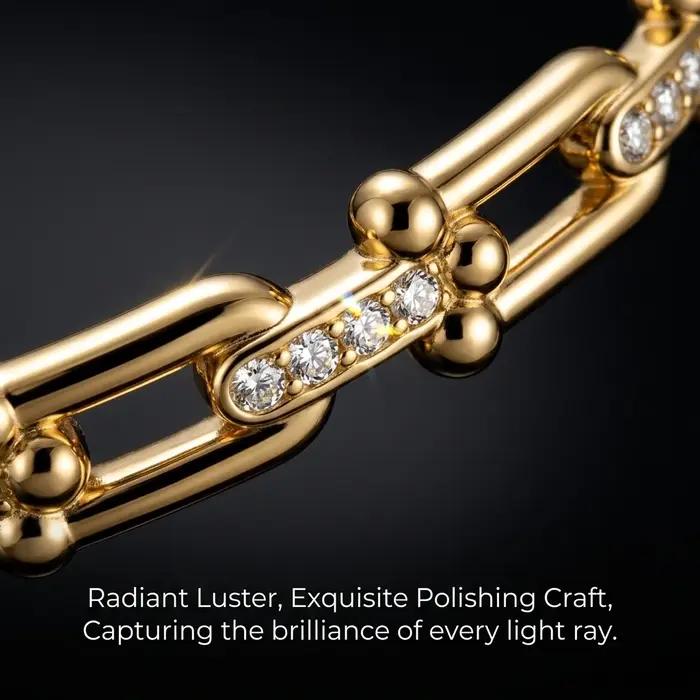 Bracelet à maillons de chaîne de style français