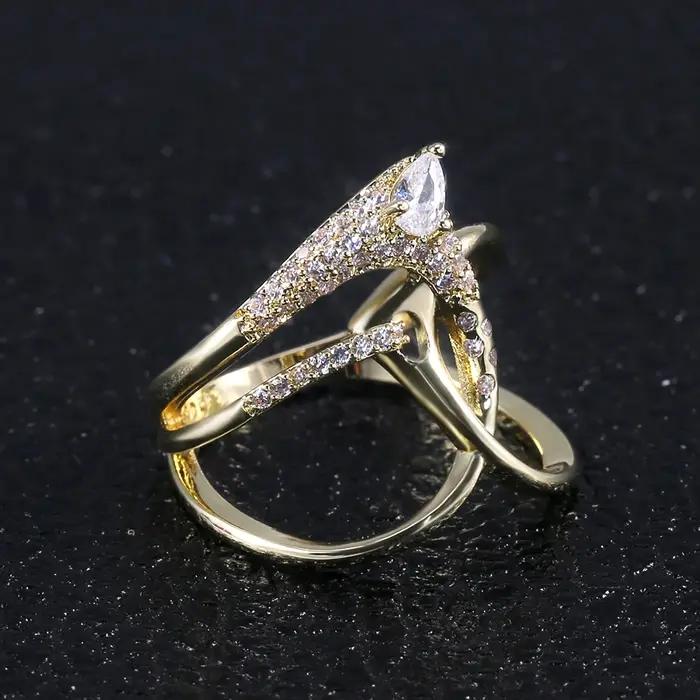 Huitan – bague de sorcière magique irrégulière de luxe