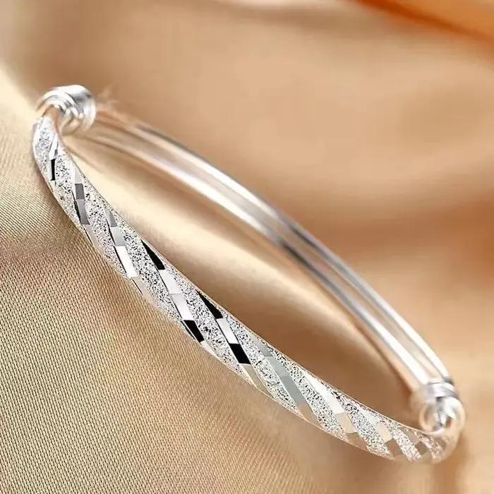 Bracelet en argent sterling 925 pour femmes et hommes