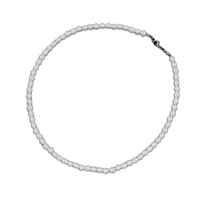 Collier de perles d'imitation transfrontaliers, unisexe, léger, de luxe, tempérament, chaîne de cou polyvalente, bijoux, vente en gros