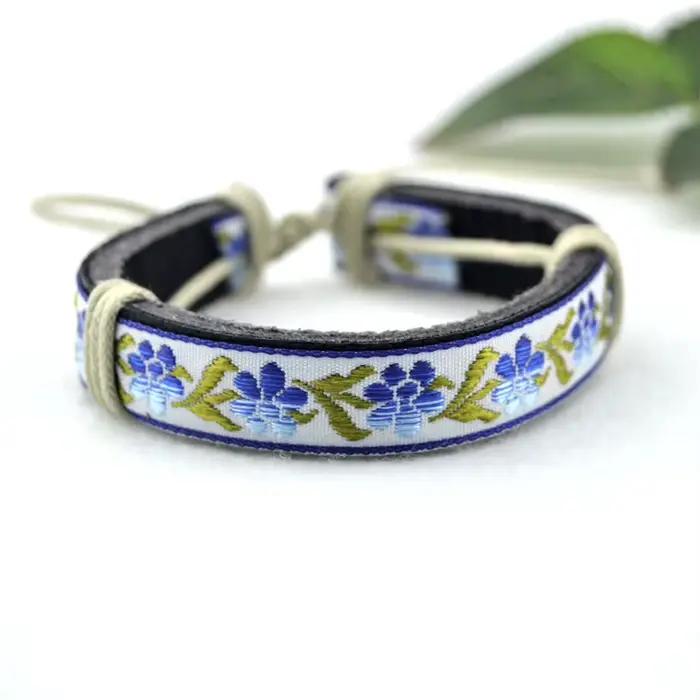 Bracelet en cuir de style ethnique pour femmes et hommes