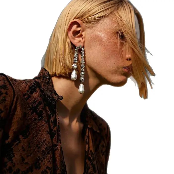 Boucles d'oreilles à pampilles style vacances pour femme