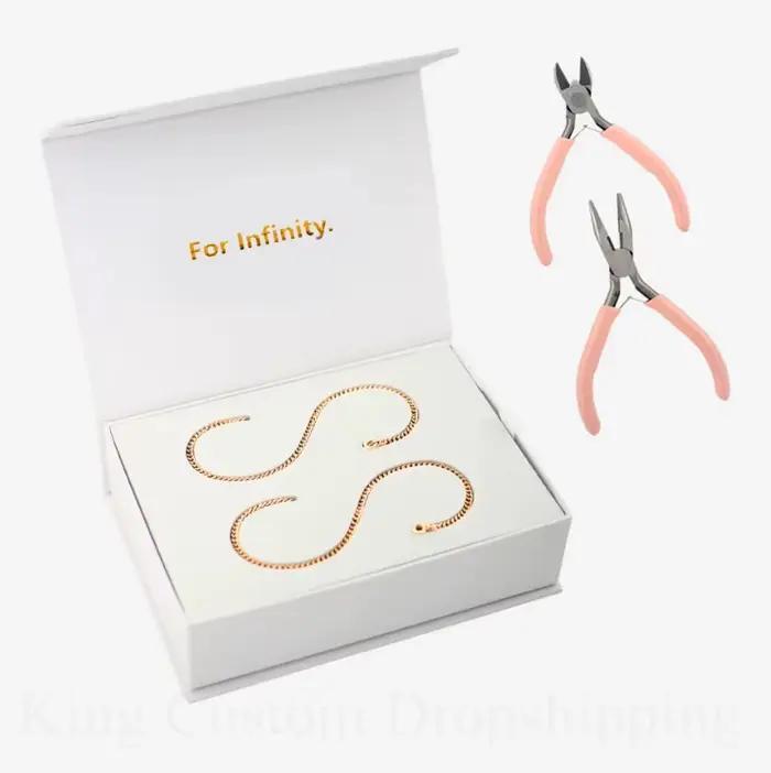 Bracelet éternel LOVEGARI en acier inoxydable 316 avec forme cœur pour femmes occasions spéciales