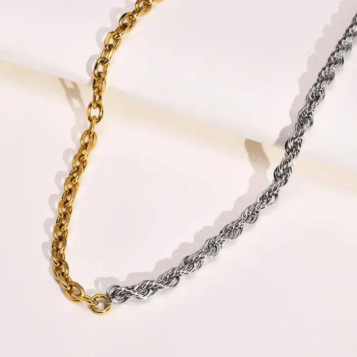 Collier à fermoir à bascule
