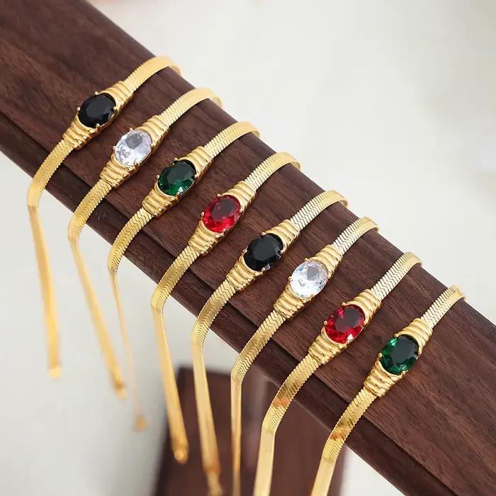 Ensemble de bijoux en acier inoxydable
