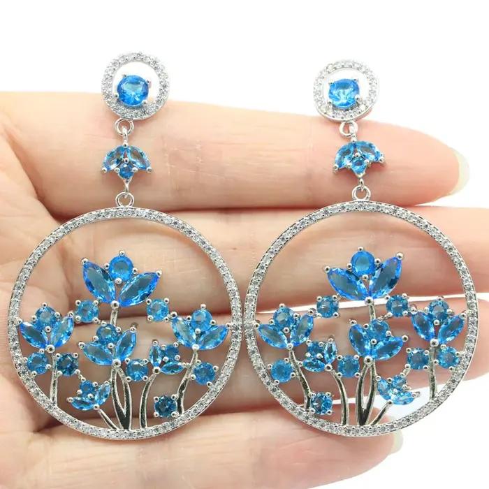 Boucles d'oreilles en argent pour femme