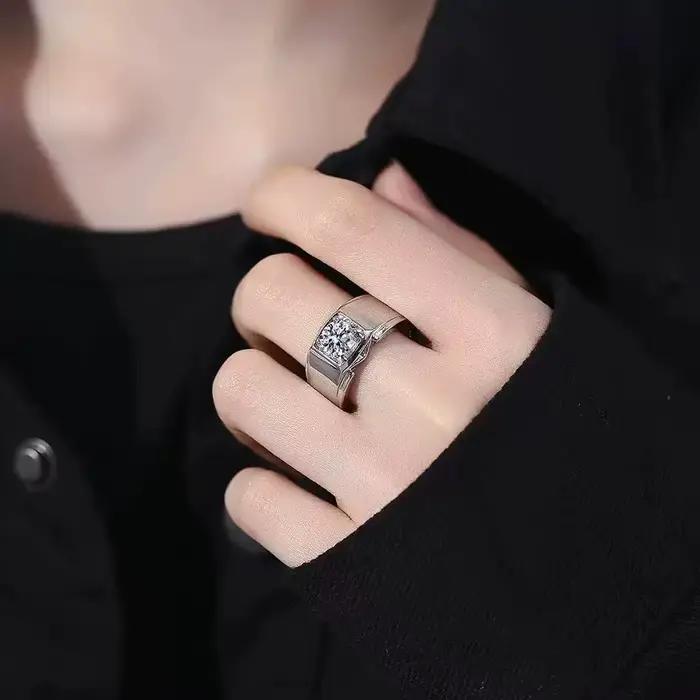 Bague en argent sterling 925 pour homme et femme