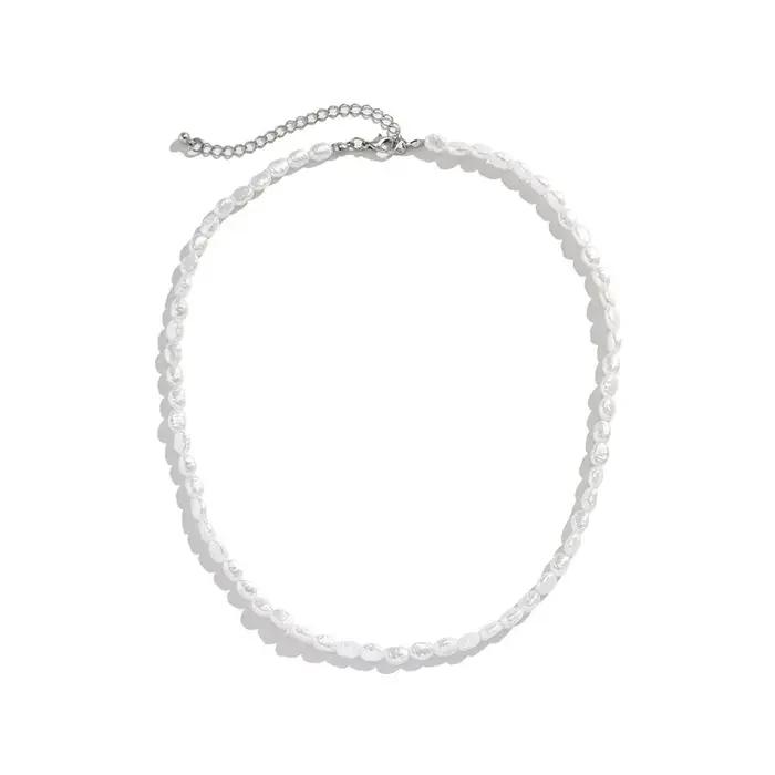 Collier ras du cou en Imitation de perles pour femmes