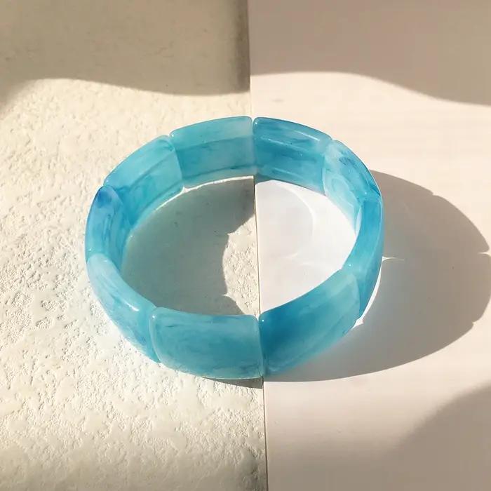 Bracelet Classique en Perles Acryliques pour Femme