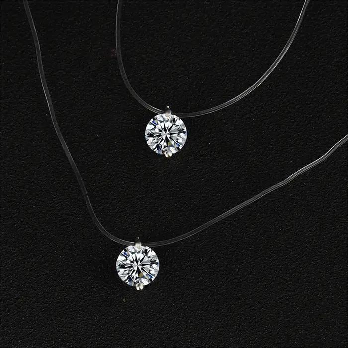 Collier en cristal brillant pour femmes