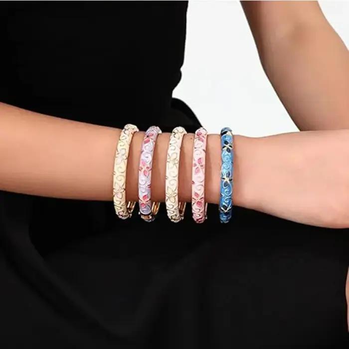 Bracelet cloisonné pour femmes