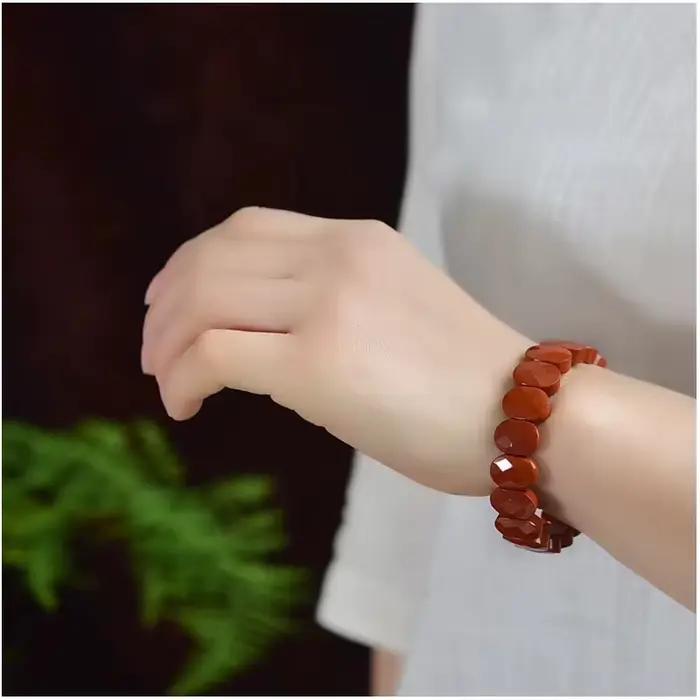 Bracelets en pierre naturelle à facettes clignotantes, pierre de guérison Reiki, design décontracté pour femmes, cadeaux pour toutes occasions
