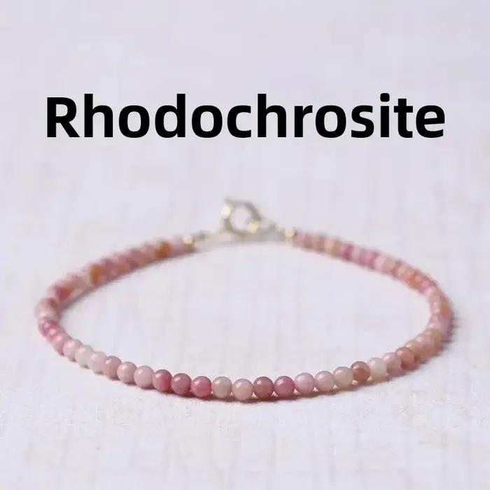 Bracelet en pierre rouge naturelle pour femmes