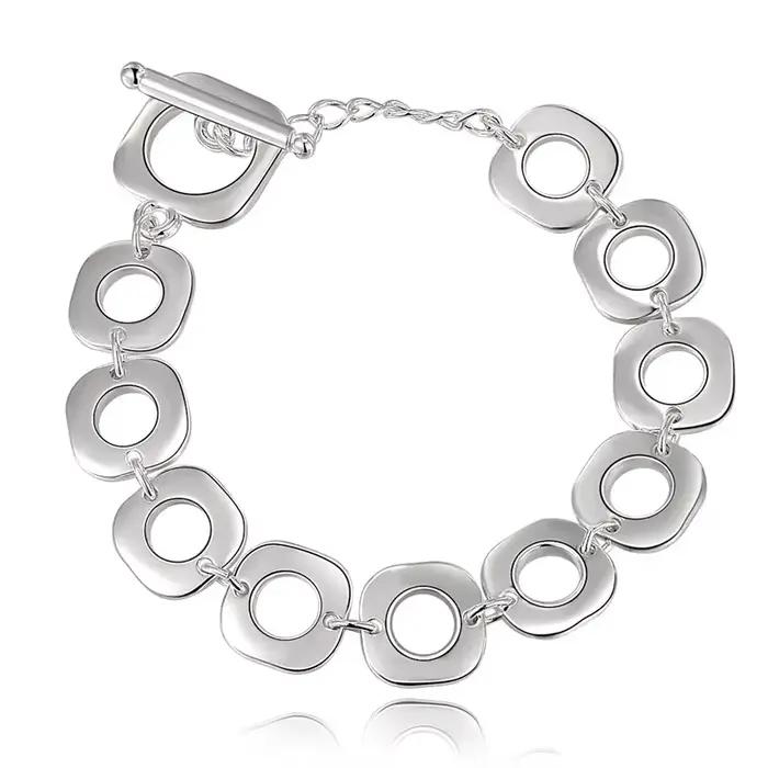 Bracelets en argent sterling 925 de conception élégante pour femmes et hommes