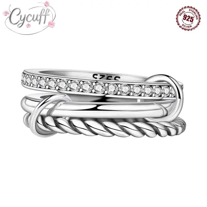 Bague empilable Cycuff en argent sterling 925 avec pierres naturelles multicolores pour femmes occasions spéciales et cadeaux d'anniversaire