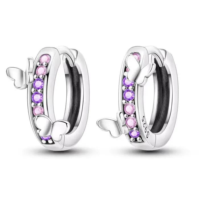 Boucles d'oreilles libellule pour femmes, clous d'oreilles en argent Sterling 925, bijoux à la mode