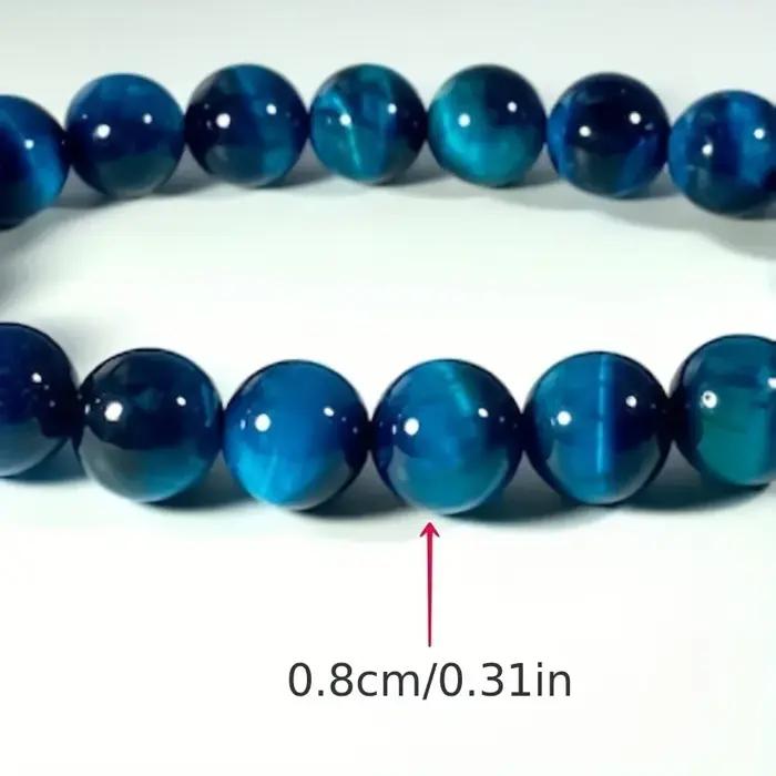 Bracelet yeux de tigre 100% naturel véritable pour hommes et femmes