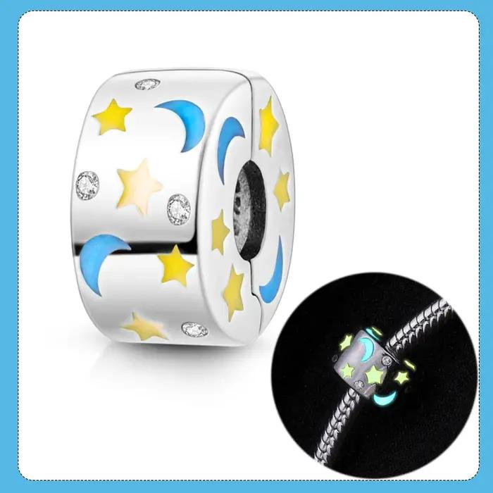 Breloques et perles clips en argent 925 avec fermoir