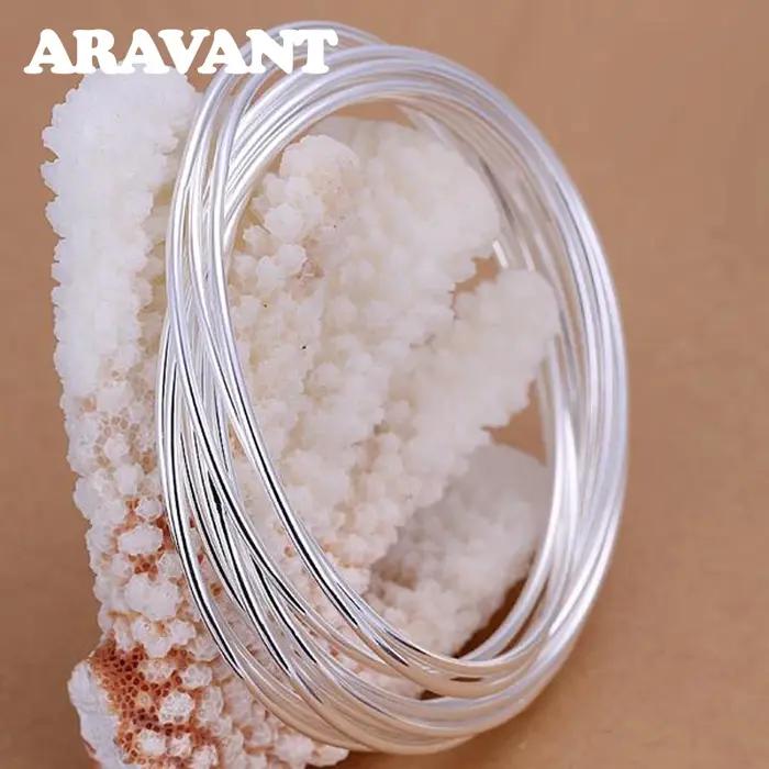 Bracelet Triple Anneau en argent sterling 925 pour femmes occassions spéciales mariage anniversaire rencontres elegance chic