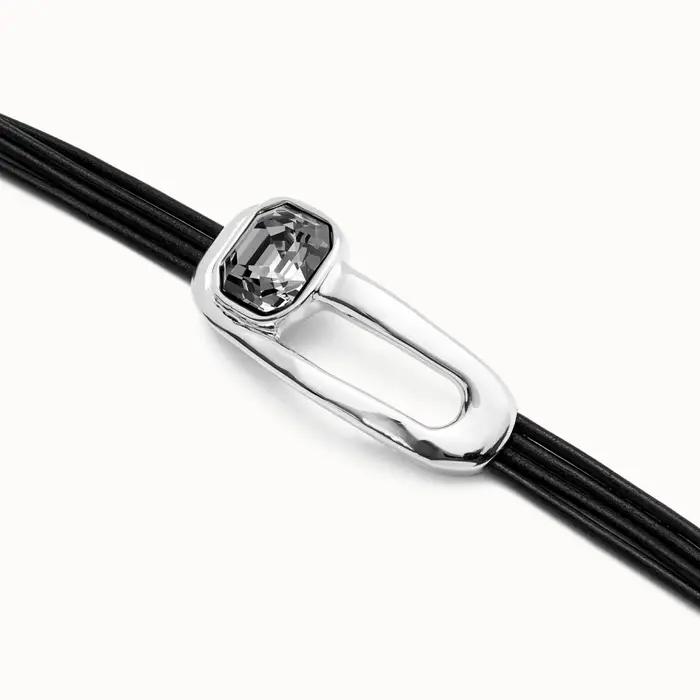Bracelet en corde de cuir géométrique pour femmes