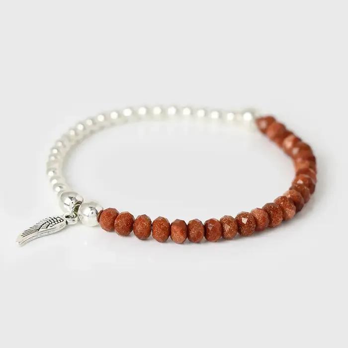 Bracelets à breloques en forme d'ailes d'ange pour femmes