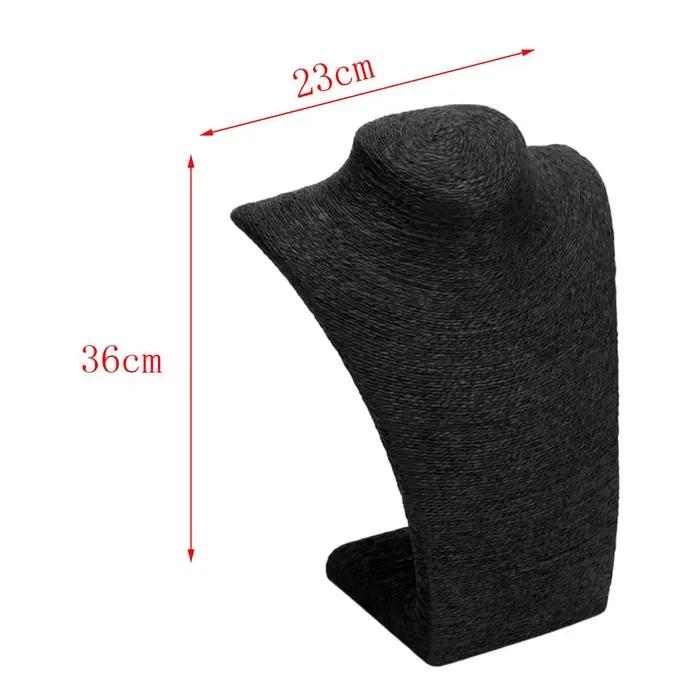 Présentoir à Bijoux en Forme de Buste, Mannequin, Support Portable, pour Collier, Pendentif, Taille S, M, L, Offre Spéciale