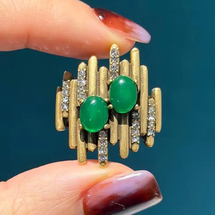 Bague Vintage en pierre naturelle